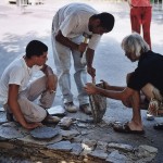 Marc Dombre et jeunes bâtisseurs majorcains, 2000