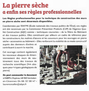 Article MPF Règles pros, mars 2018