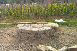 Banc arrondi, Cheminas, Ardèche