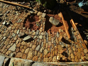 Calade en pierre sèche, Saint Jean du Gard, Ent. Didier Rieux