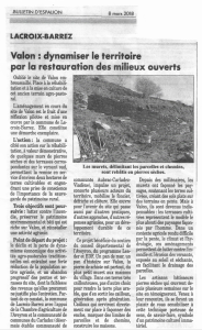 Le bulletin d'Espalion, 8 mars 2018