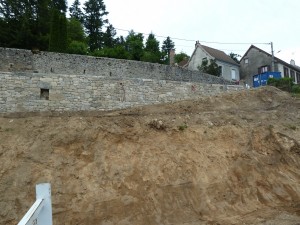 Soutènement routier, Felletin, Creuse