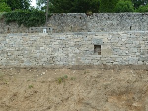 Soutènement routier, Felletin, Creuse