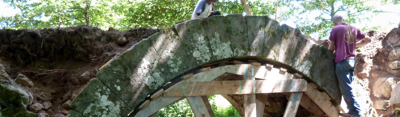 Voute pont en pierre sèche